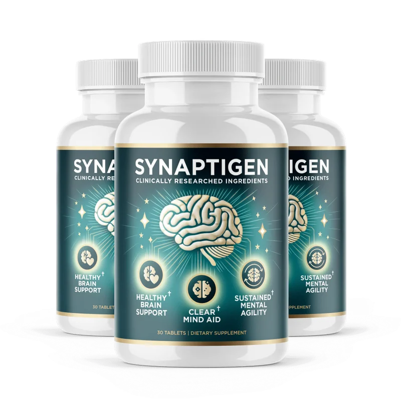 Synaptigen Cognitive Supplement Bottle (3 Bottle / 90 Day Pack)